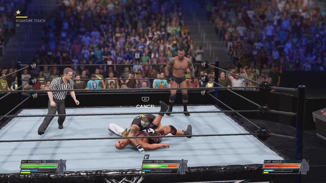 WrestleMania 26 Rey Mysterio vs Kurt Angle vs Randy Orton WWE 2K22 смотреть онлайн