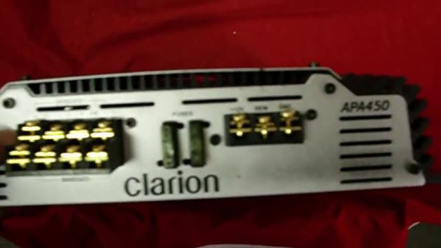 EBAY AUCTION: CLARION APA450 400 WATT CAR AMP 4/3/2 CHANNEL смотреть онлайн