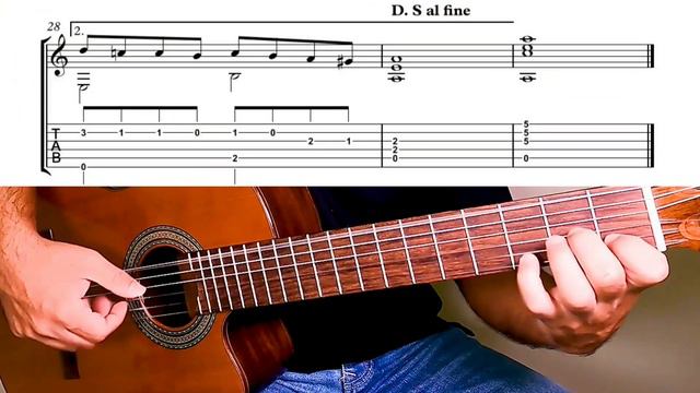 Abrazame by Julio Iglesias | classical guitar tutorial + Sheet and Tab | fingerstyle смотреть онлайн