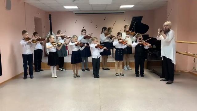 Рождественские звезды 2022 Ж.Металлиди Деревенские музыканты Ансамбль скрипачей ДШИ3 г.Новый Уренго смотреть онлайн