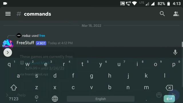 How to setup FreeStuff bot Discord | Free Games on discord | FreeStuff #roduz #discord #games смотреть онлайн