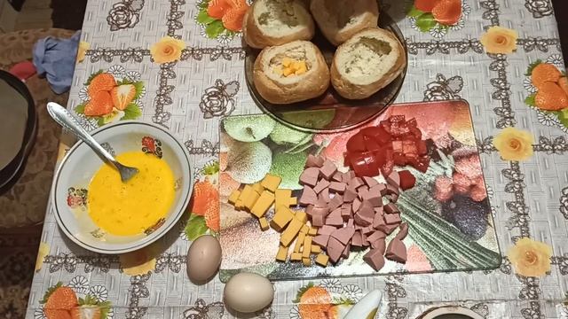 Булочки с яйцом завтрак просто и быстро смотреть онлайн