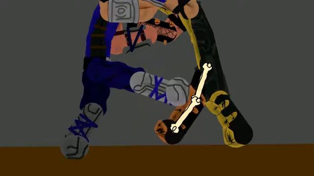 Mortal Kombat. Скорпион против Саб-Зиро. смотреть онлайн