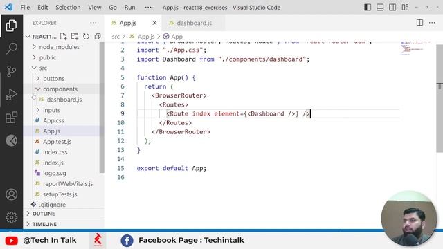 ReactJs 18, Implement routes in reactjs | Complete react JS project part #02 смотреть онлайн