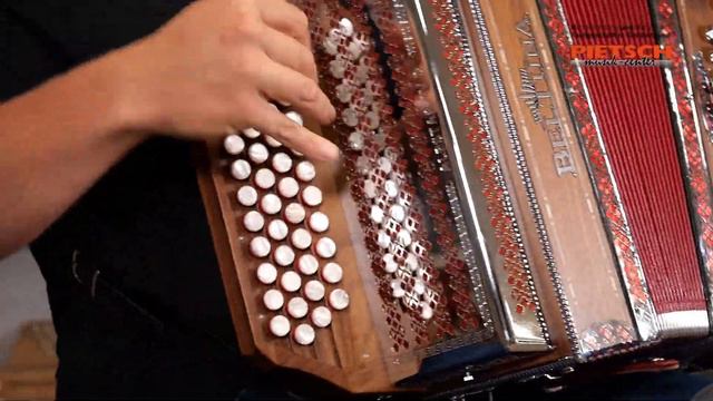 Steirische Harmonika - Beltuna Alpstar IV D De Luxe Nuss - B/Es/As/Des - Klangprobe смотреть онлайн