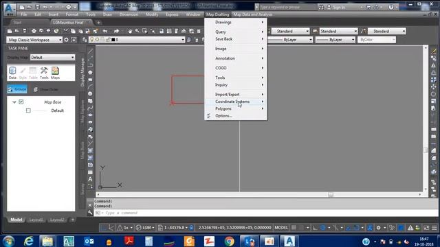 1 How to import LGM difination to autocad map смотреть онлайн