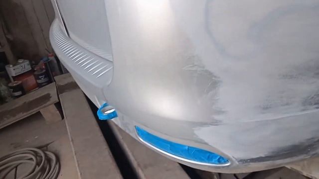 Быстрый ремонт заднего бампера Лада Ларгус смотреть онлайн