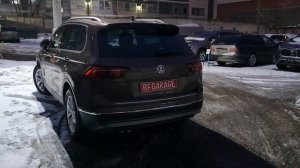 Установка задних фонарей IQ Light на Tiguan 2017