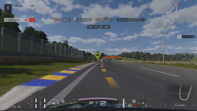 Gran Turismo 7 - National B License - B-3: Cornering Basics 1 - Gold! - 4K 60fps HDR PS5 смотреть онлайн