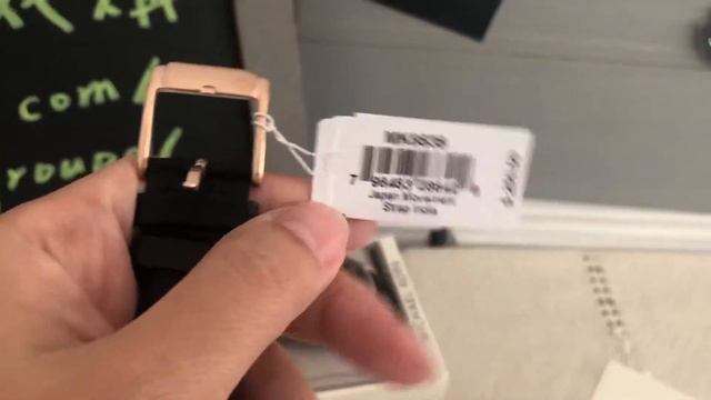 Michael Kors ☜UNBOXING☞ MK8535 Gage Rose Gold-Tone and Black Leather Chronograph Watch смотреть онлайн