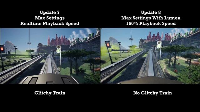 Satisfactory - Update 8's Unreal Engine 5 Chaos Physics Fixes Train Stuttering! смотреть онлайн
