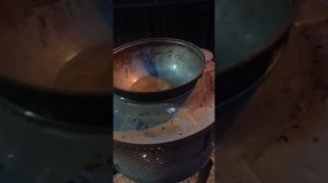 ПЕЧЬ ДЛЯ КАЗАНА ИЗ БАРАБАНА СТИРАЛЬНОЙ МАШИНЫ. УЖИН НА КОСТРЕ