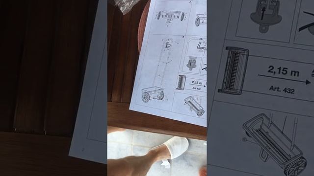 Собираем сеялку Gardena