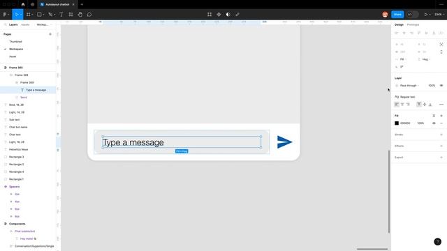 Figma Tips ⚡ - Build an auto layout chatbot смотреть онлайн