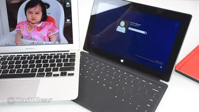 Microsoft Surface Pro vs MacBook Air 11-inch смотреть онлайн