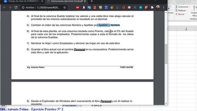 EJERCICIO 2 Excel Básico смотреть онлайн