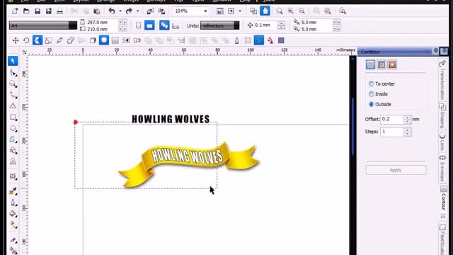 envelope tool Tutorial CorelDraw X5 смотреть онлайн