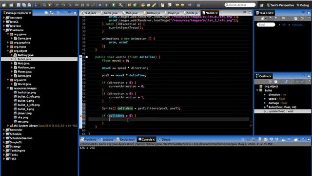 Java 2D Pixel Game Tutorial - Episode 23 - Bullet Collisions смотреть онлайн