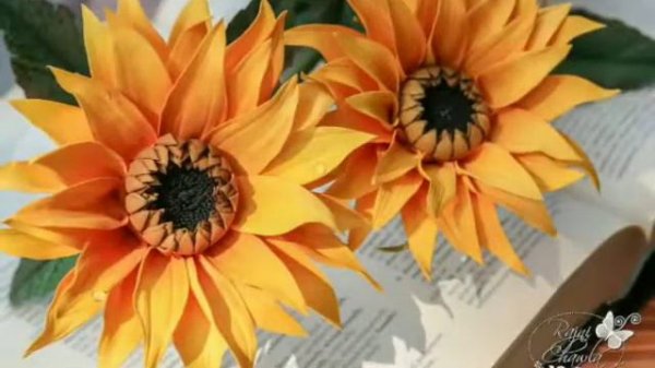 Foamiran Sunflowers Online Class