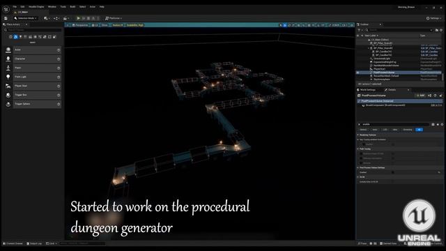 Fantasy Dungeon Game in Unreal Engine 5 | Procedural Dungeon Generation | DevLog Part 02 смотреть онлайн
