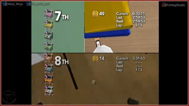 Mini Desktop Racing - We throw tiny BMW Coopers off a table for science - Play Together смотреть онлайн