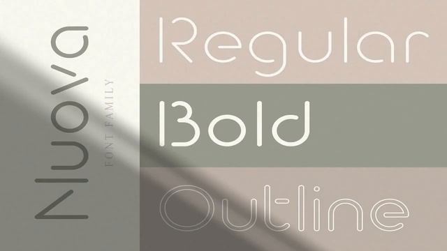 Nuova Modern Round Stencil Font Free Download смотреть онлайн