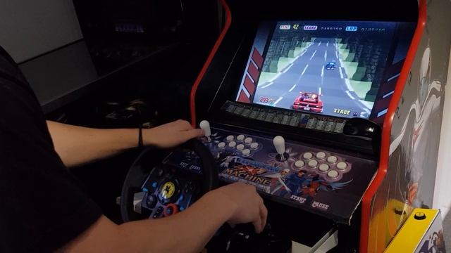 Out Run (MAME) + FFB Arcade Plugin + G29 смотреть онлайн