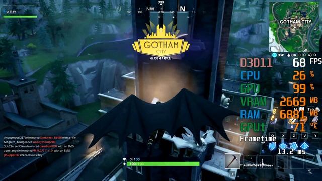 GeForce GTX 1060 3GB -- AMD Ryzen 5 3600 -- Fortnite Battle Royale FPS Test смотреть онлайн