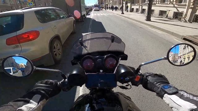 Honda X11 прогулка по Питеру