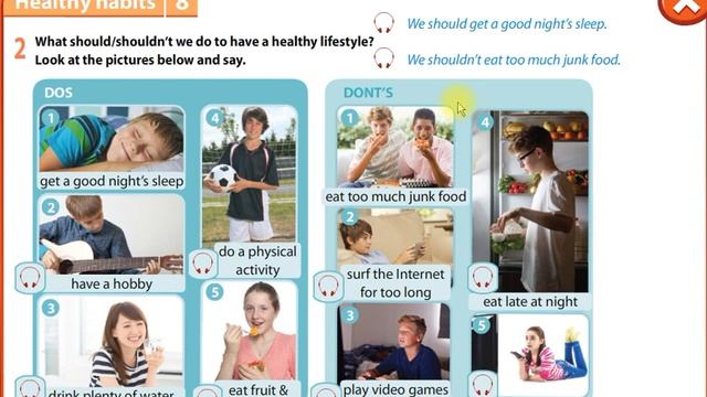 7 класс Healthy And Unhealthy Habits