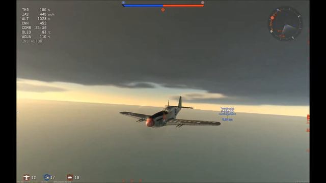 Fox Northwind WAR THUNDER Gameplay com skin do Brasil смотреть онлайн