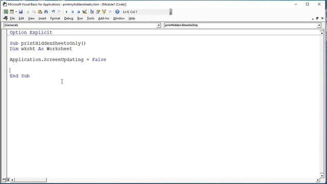 Print Only Hidden Worksheets Automatically смотреть онлайн
