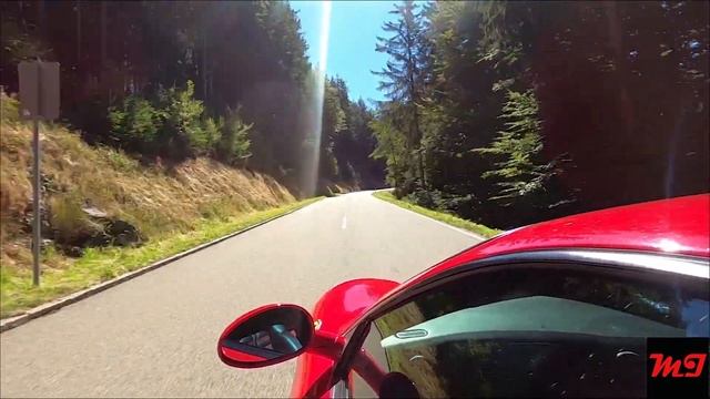 Ferrari 360 on the Schauinsland Hill Climb Road in the Black Forest смотреть онлайн