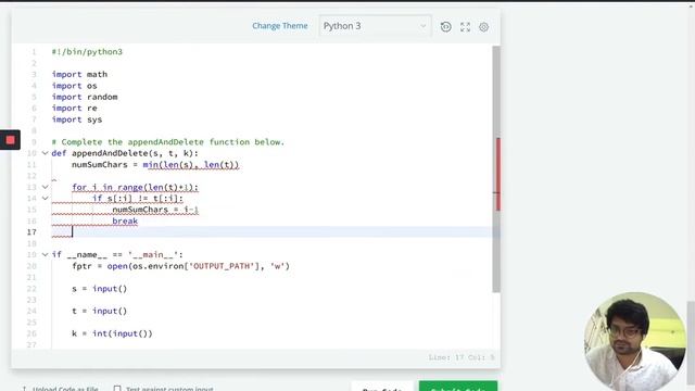 HackerRank Problem Append and Delete смотреть онлайн