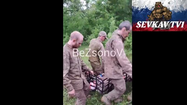 РОССИЯ СВО.Группа солдат ВСУ сдалась в плен на Горловском направлении . смотреть онлайн