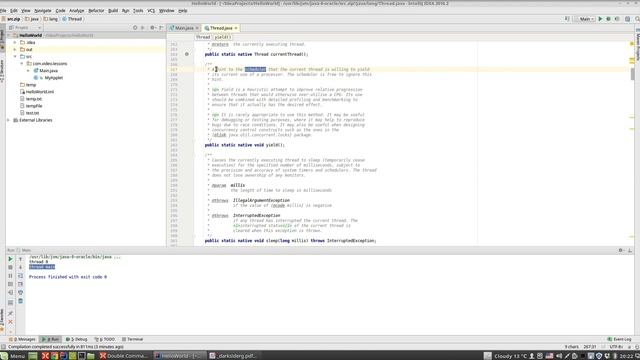 Урок по Java 67: Многопоточность 2: жизненый цикл потоков смотреть онлайн