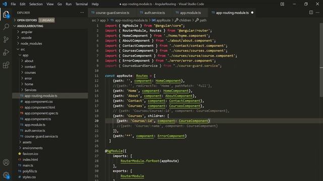 CanActivateChild Route Guard in Angular | Angular Routing | Angular 13+ смотреть онлайн