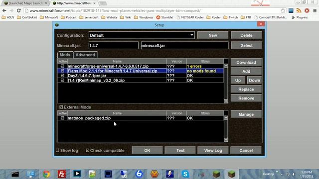 Installing Minecraft DayZ Mod Into Magic Launcher