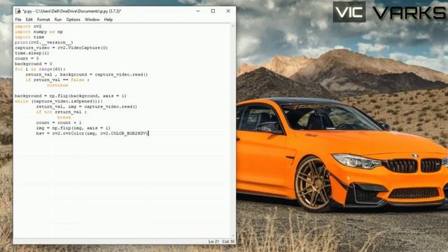 Invisible Cloak using python with open CV смотреть онлайн