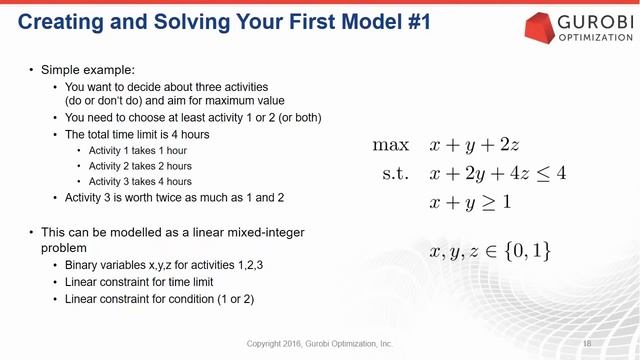 Introduction to Modeling with Python and Gurobi смотреть онлайн