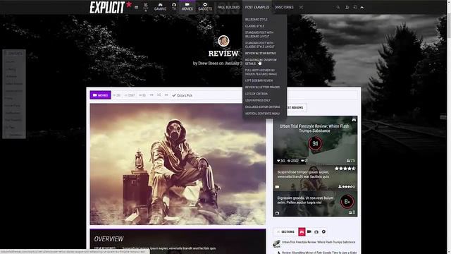Explicit - High Performance Review/Magazine Theme v2.4 смотреть онлайн