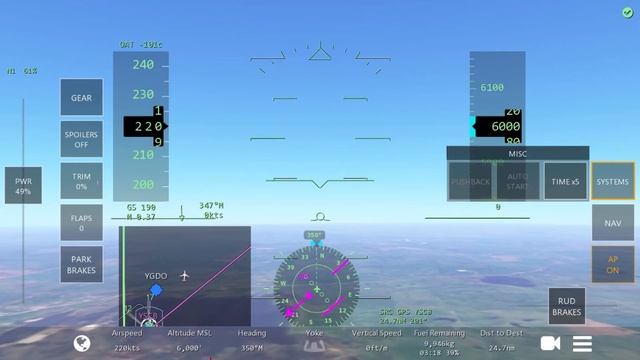 ANA A321-200LR Flight: YSSY-YSCB (Infinity-flight Sim)