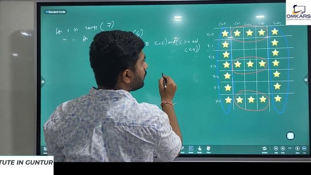 Python Course in Guntur | Python Pattern Printing Programs in Telugu | B pattern printing in python смотреть онлайн