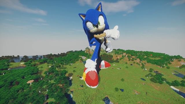 Minecraft Sonic The Hedgehog Build Schematic - Sonic смотреть онлайн