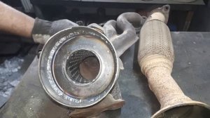 Удаление катализатора замена на пламегаситель Ford S-MAX 2.3 л