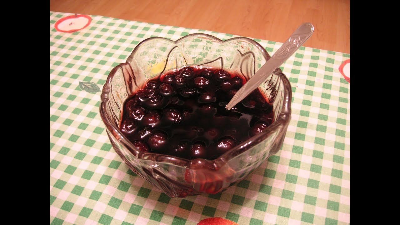 Вишневое варенье с косточкой. смотреть онлайн