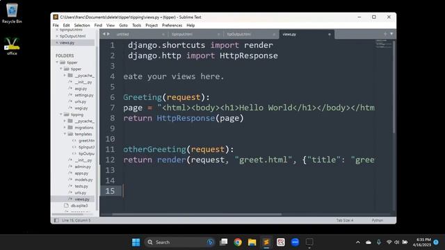 Spring 2023 Django Quick Start Part 3 смотреть онлайн