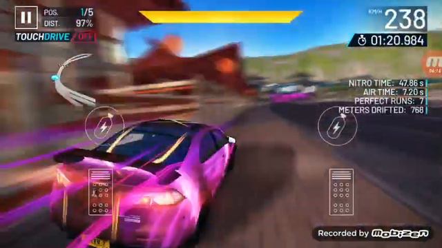 Chơi Asphalt Nitro 2! Asphalt nitro 2 Mitsubishi Lancer смотреть онлайн