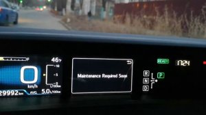 Maintenance required soon Prius 50 ошибка планового