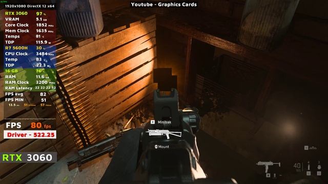 Call Of Duty Modern Warfare 2 | NVIDIA RTX 3060 | 5600H | 1080p Gameplay смотреть онлайн